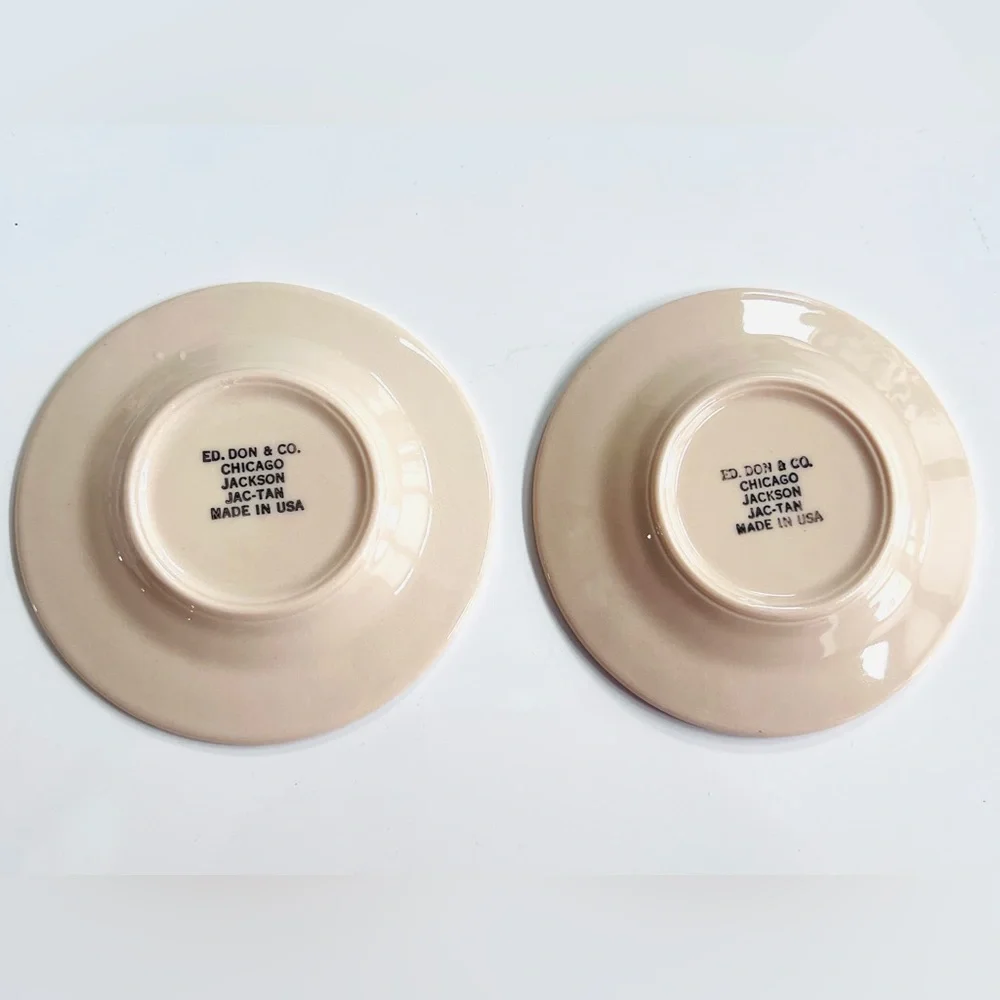 Edward Don & Co  1939  China Vintage Advertisement 2 mini plates - Picture 4 of 6